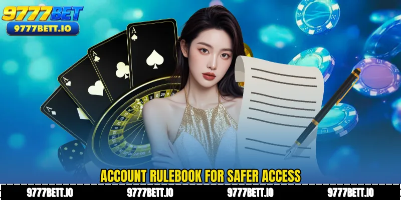 Account rulebook for safer access