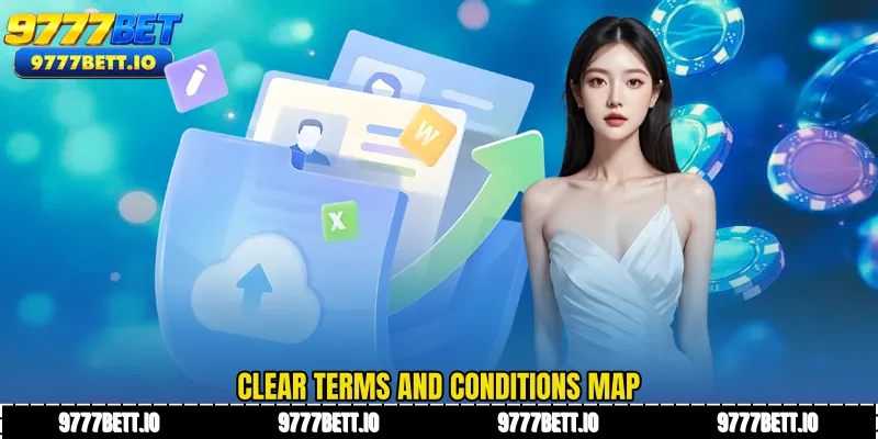 Clear Terms and Conditions map
