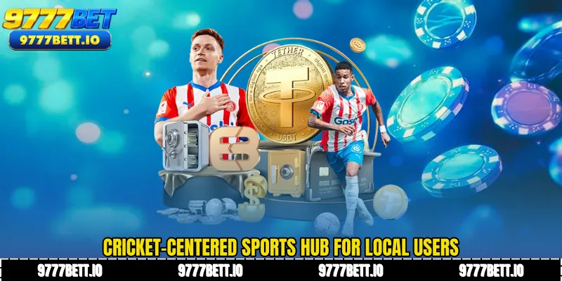 Cricket-centered sports hub for local users
