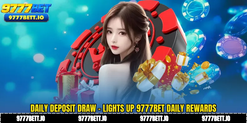Daily Deposit Draw - Lights Up 9777Bet Daily Rewards