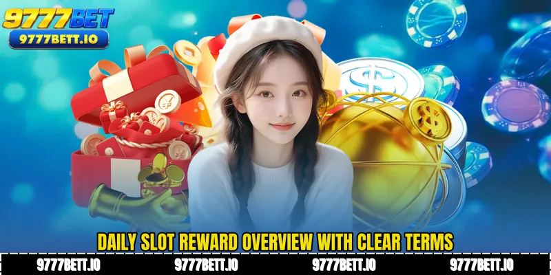 Daily slot reward overview with clear terms