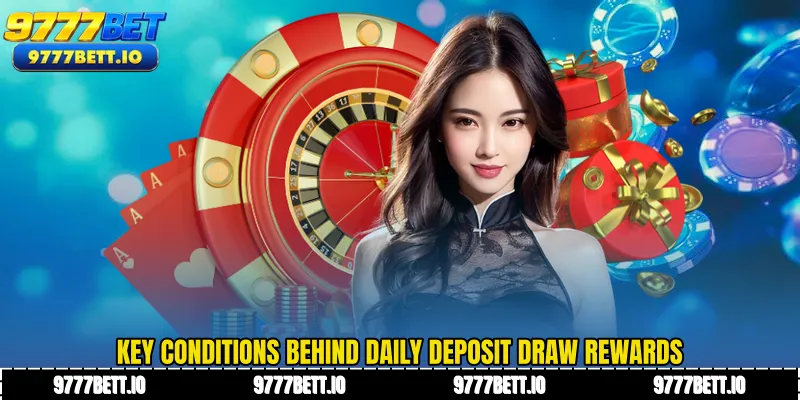 Key conditions behind Daily Deposit Draw rewards