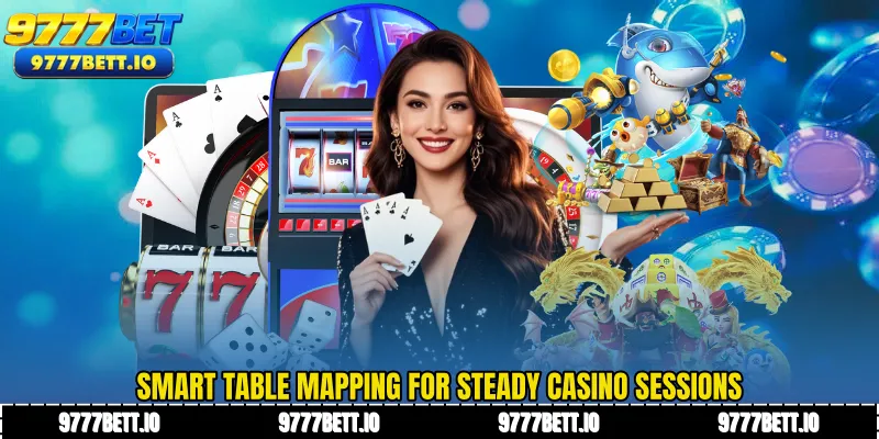 Smart table mapping for steady casino sessions